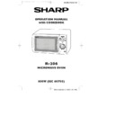 Sharp R-206 (serv.man4) User Manual / Operation Manual