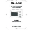 Sharp R-207 (serv.man2) User Manual / Operation Manual