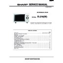 Sharp R-216 (serv.man2) Service Manual