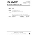 Sharp R-2195 (serv.man15) Service Manual / Technical Bulletin