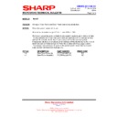 Sharp R-21AT (serv.man3) Service Manual / Technical Bulletin