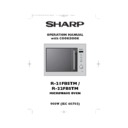 Sharp R-21FBSTM (serv.man2) User Manual / Operation Manual