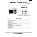 Sharp R-22 (serv.man2) Service Manual