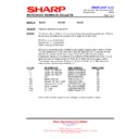 Sharp R-22 (serv.man6) Technical Bulletin
