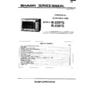 Sharp R-2297G Service Manual