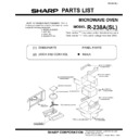 Sharp R-238ASL (serv.man13) Service Manual / Parts Guide