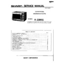 Sharp R-2390G Service Manual