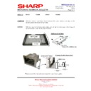 Sharp R-2398G (serv.man2) Service Manual / Technical Bulletin