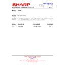 Sharp R-23AM (serv.man10) Technical Bulletin