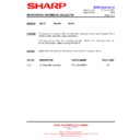 Sharp R-23AM (serv.man16) Technical Bulletin