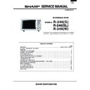 Sharp R-246 (serv.man2) Service Manual