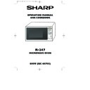 Sharp R-247 (serv.man2) User Manual / Operation Manual