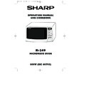 Sharp R-249 (serv.man2) User Manual / Operation Manual