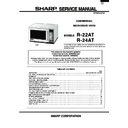 Sharp R-24AT Service Manual