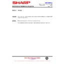 Sharp R-250AM (serv.man11) Service Manual / Technical Bulletin