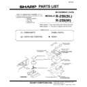 Sharp R-259M (serv.man3) Parts Guide