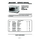 Sharp R-25STM Service Manual