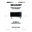 Sharp R-269A User Manual / Operation Manual