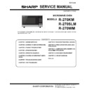 Sharp R-270KM (serv.man2) Service Manual