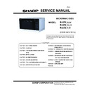 Sharp R-272 Service Manual
