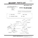 Sharp R-291KM (serv.man2) Service Manual / Parts Guide