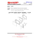 Sharp R-291KM (serv.man4) Service Manual / Technical Bulletin