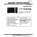 Sharp R-291KM Service Manual