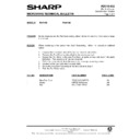 Sharp R-2V15M (serv.man6) Service Manual / Technical Bulletin