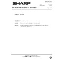 Sharp R-2V16M (serv.man7) Service Manual / Technical Bulletin