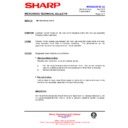 Sharp R-32STM (serv.man8) Technical Bulletin