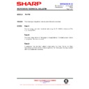 Sharp R-32STM (serv.man9) Technical Bulletin