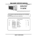 Sharp R-33STM Service Manual