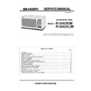 Sharp R-354M (serv.man2) Service Manual