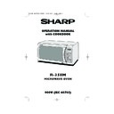 Sharp R-358M (serv.man2) User Manual / Operation Manual
