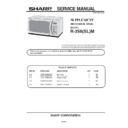 Sharp R-358M Service Manual