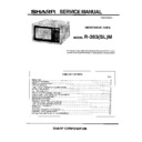 Sharp R-383 (serv.man4) Service Manual