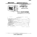 Sharp R-3G18M Service Manual