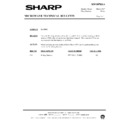 Sharp R-3J58M (serv.man5) Service Manual / Technical Bulletin