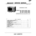 Sharp R-3V11 Service Manual