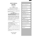 Sharp R-464 (serv.man2) Service Manual