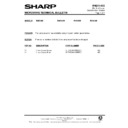 Sharp R-4E54M (serv.man11) Service Manual / Technical Bulletin