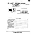 Sharp R-4E57M (serv.man2) Service Manual