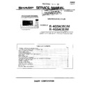 Sharp R-4G54M (serv.man7) Service Manual