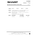 Sharp R-4N78M (serv.man9) Technical Bulletin