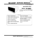 Sharp R-556D (serv.man2) Service Manual