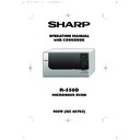 Sharp R-556D (serv.man4) User Manual / Operation Manual