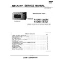 Sharp R-5A51 Service Manual
