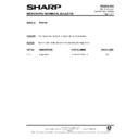 Sharp R-5A53M (serv.man5) Service Manual / Technical Bulletin