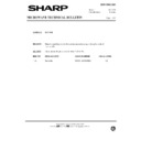 Sharp R-5V11S (serv.man3) Service Manual / Technical Bulletin