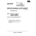Sharp R-5V11S Service Manual